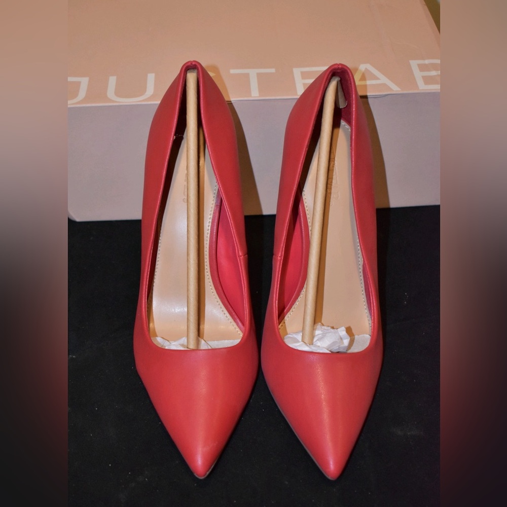 JustFab Chili Pepper Giselle Pumps Brand New!!